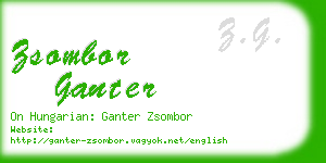 zsombor ganter business card